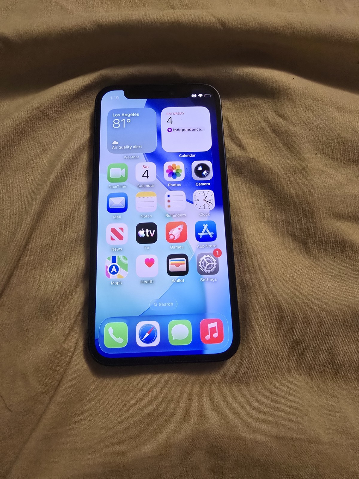 Apple iPhone 12 mini 64GB Blue – Unlocked 78% battery