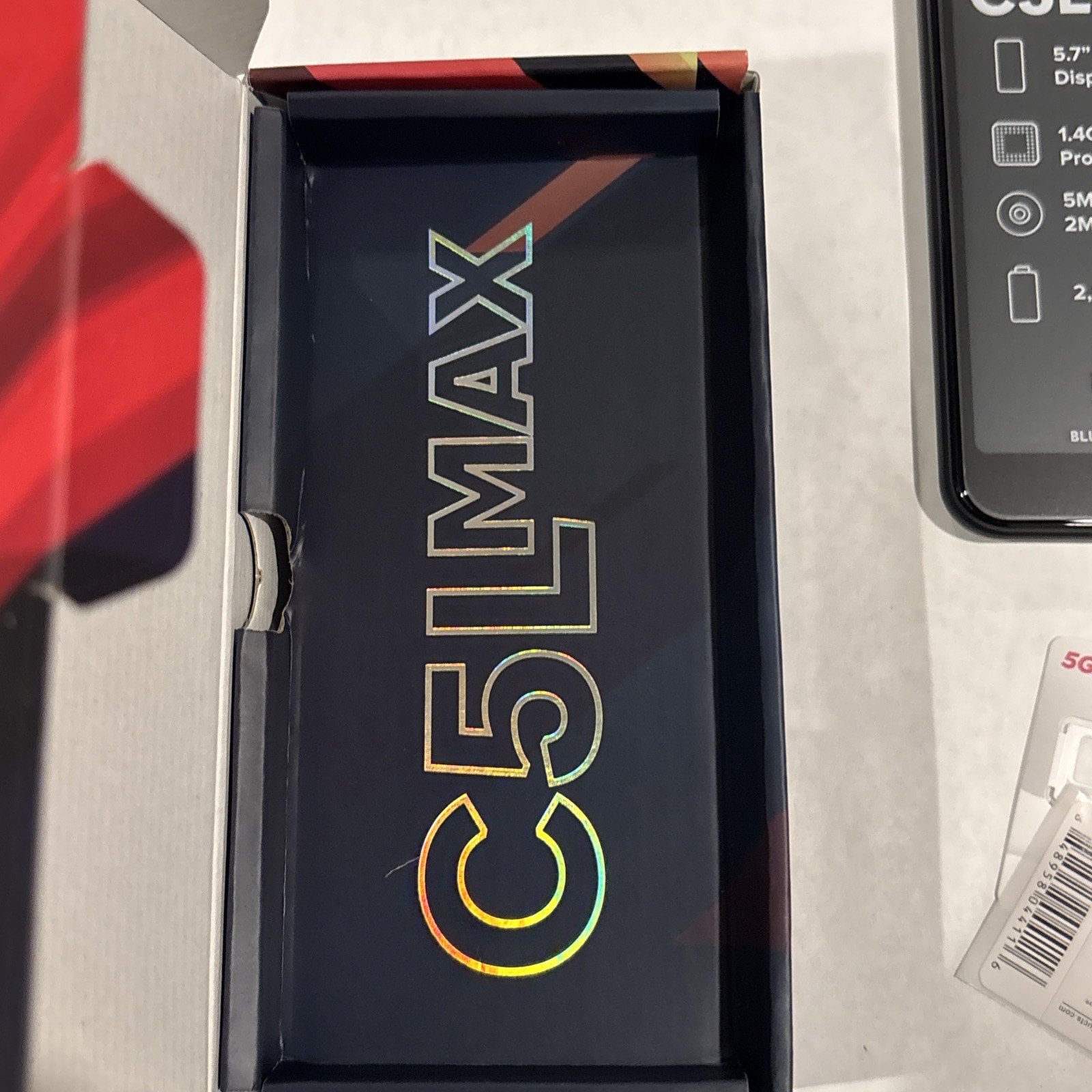 BLU C5L Max 5.7” Smartphone 2gb/16gb – Open Box New Unlocked