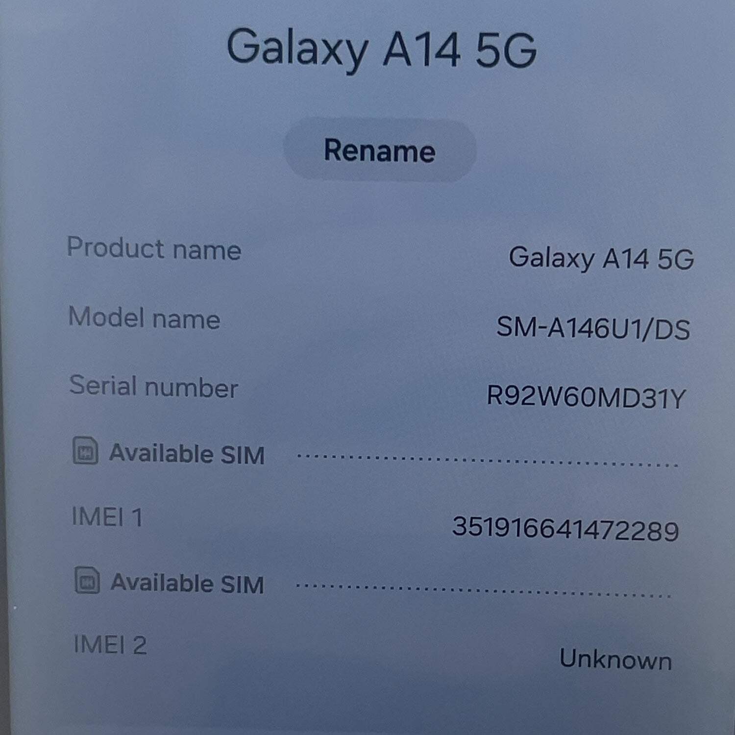 Factory Unlocked Samsung Galaxy A14 5G 4GB RAM 64GB SM-A146U1/DS Black