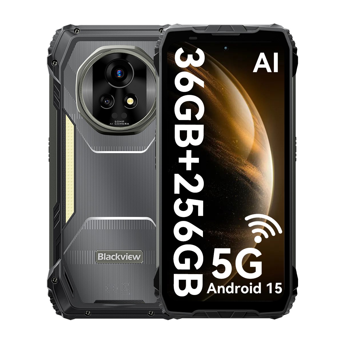 Blackview XPLORE 2 5G AI Rugged Smartphone 36GB+256GB Android 15 20000mAh NFC