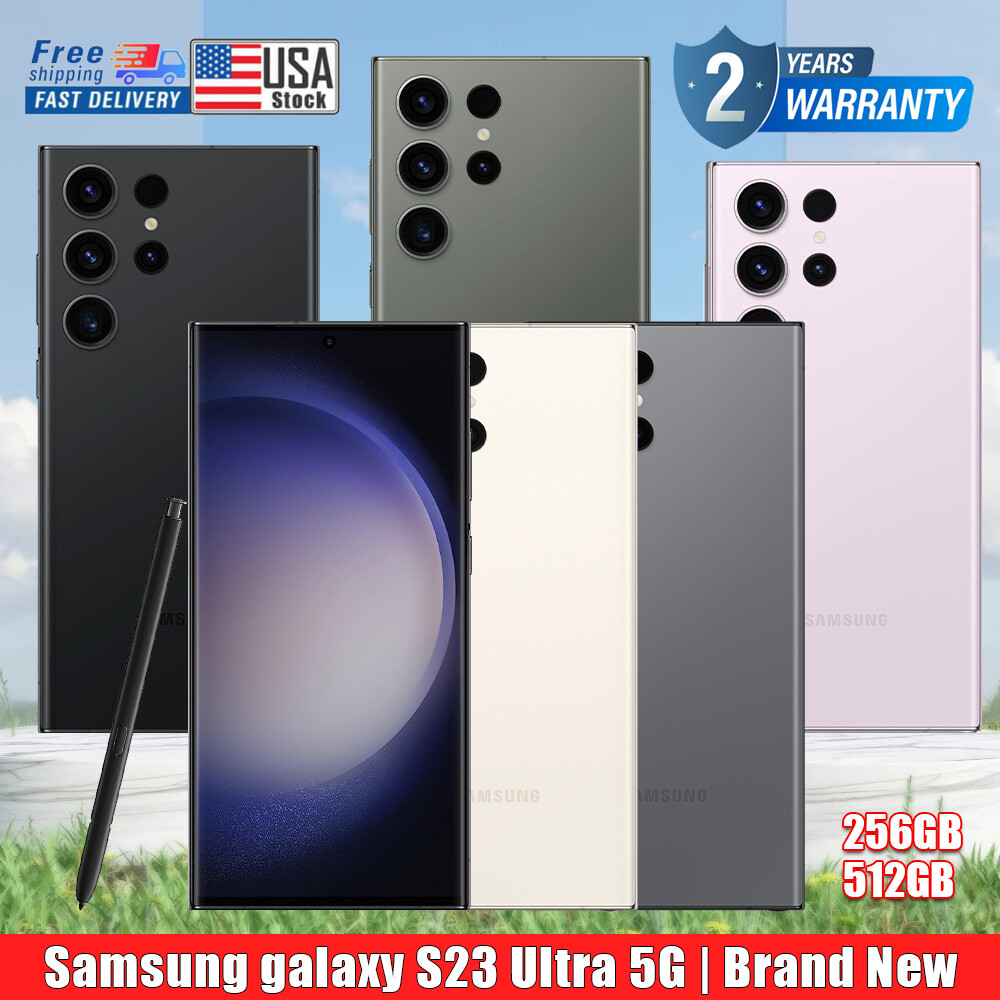 New Sealed Samsung Galaxy S23/S22/s21 Ultra 5G 256GB/512GB Factory Unlocked