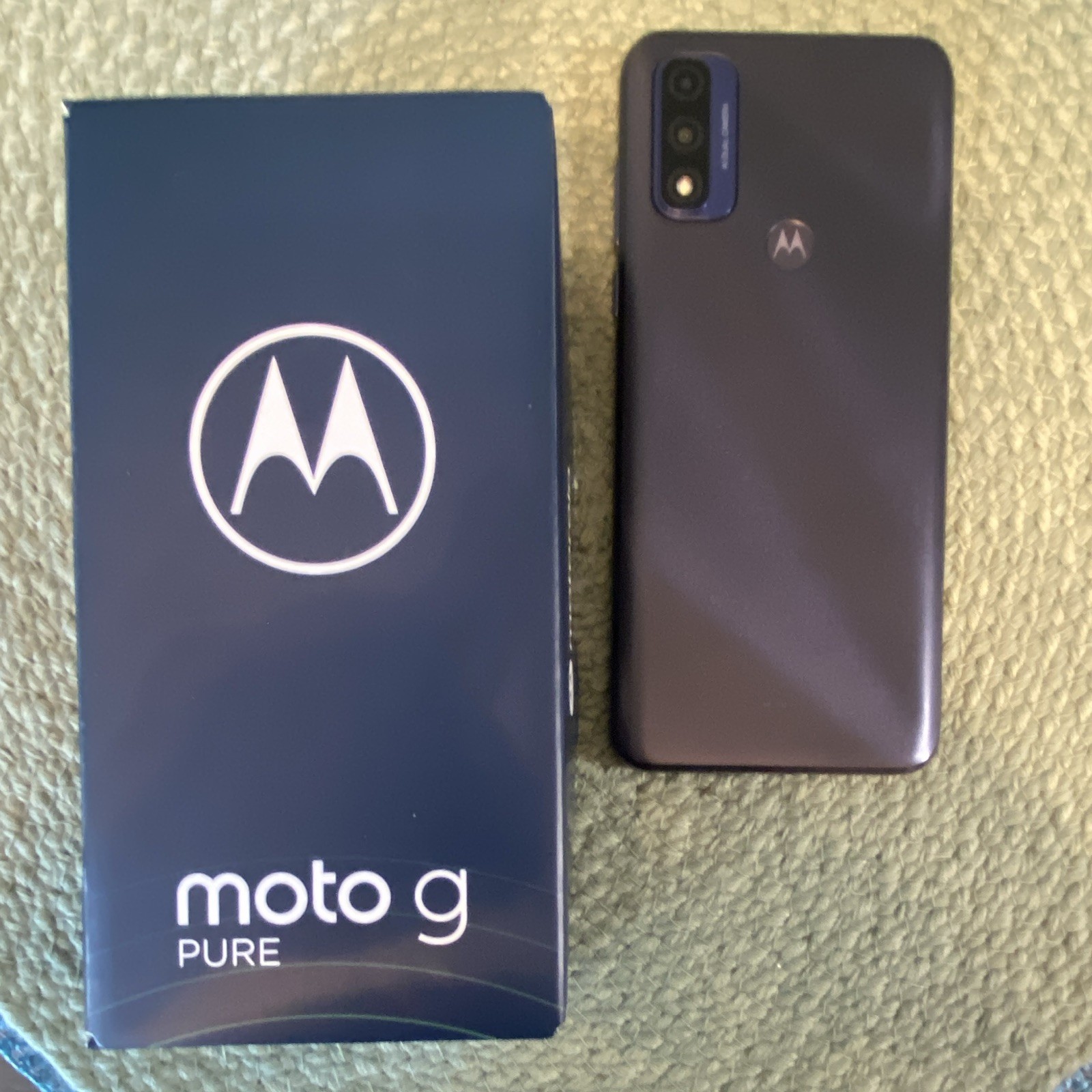 Motorola Moto G Pure XT2163-4 32GB Deep Indigo 6.5in LTE Android Phone
