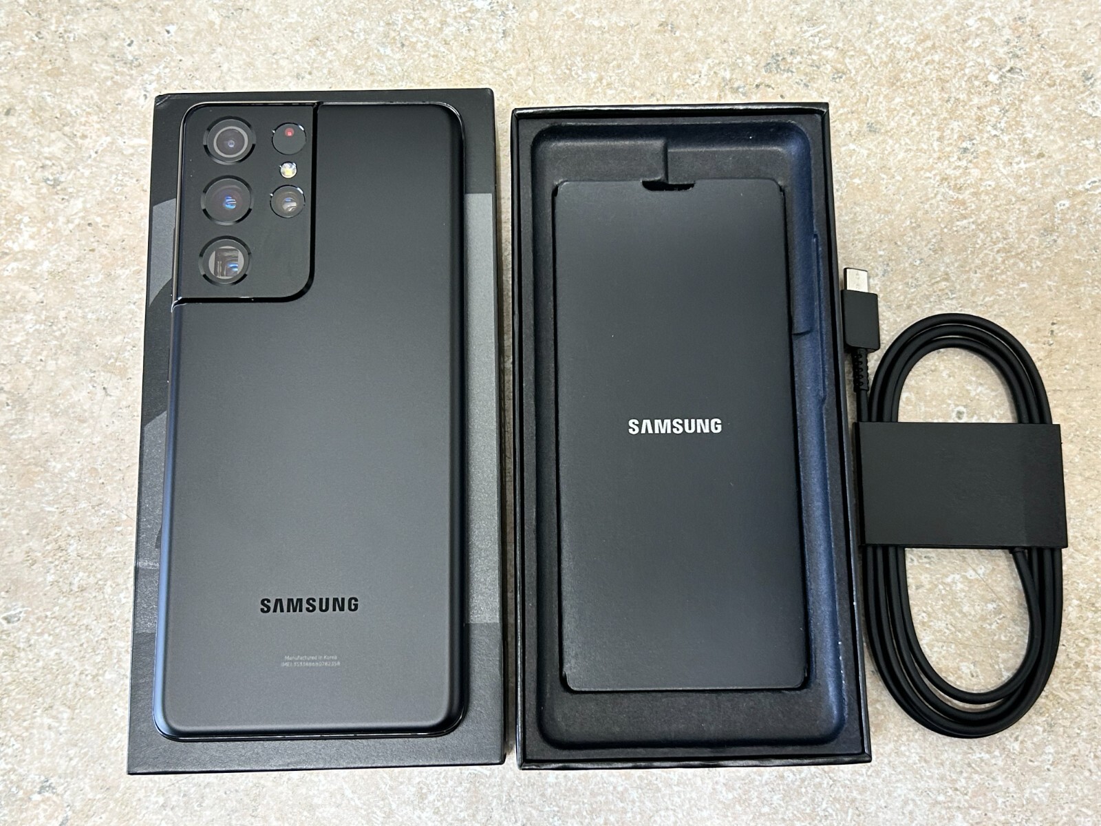 Samsung Galaxy S21 Ultra 5G SM-G998U 128GB Unlocked Excellent In-Box- LCD Shadow