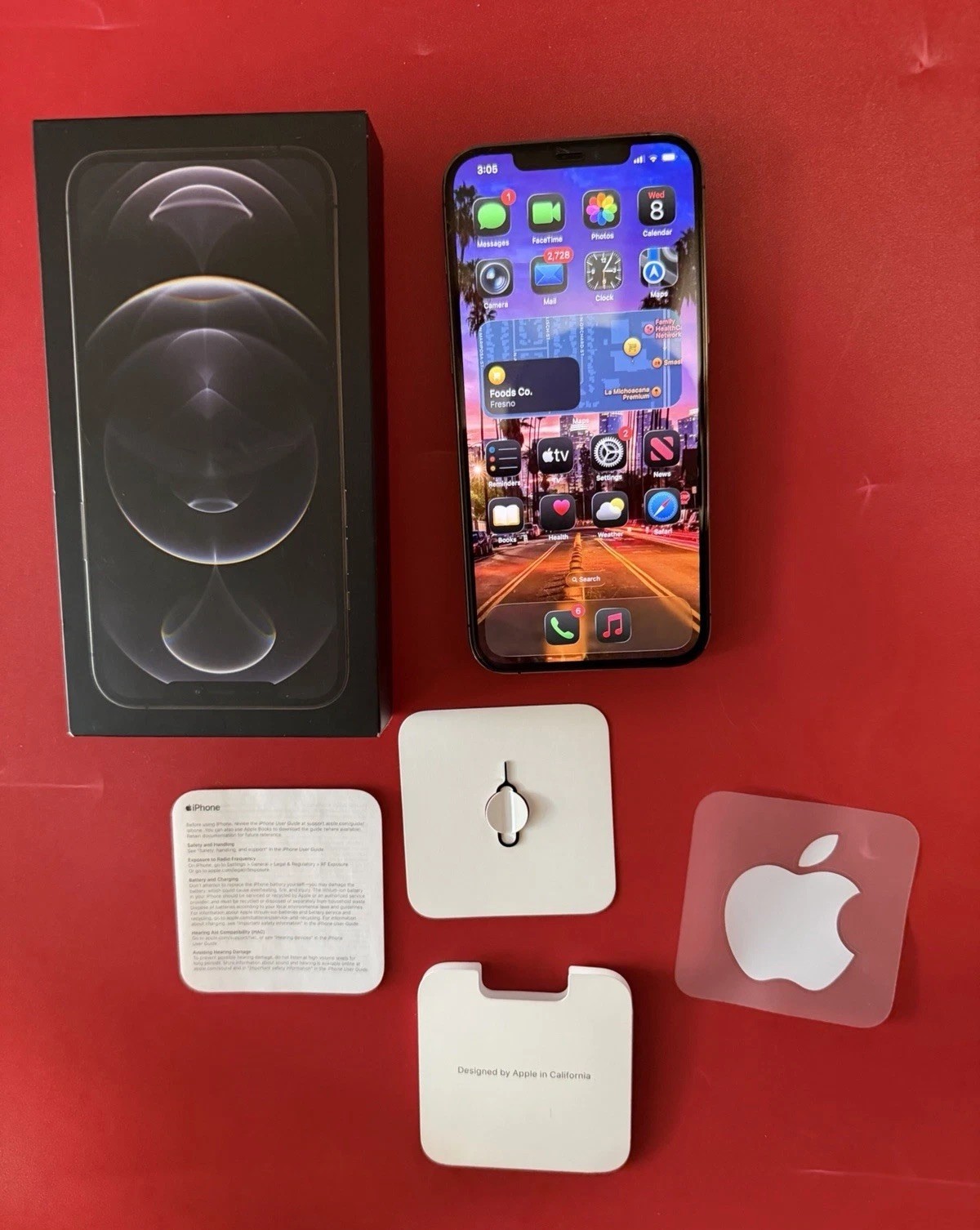 iPhone 12 Pro Max 5G Apple US Version, 256GB, Graphite-Unlocked-Battery 78%