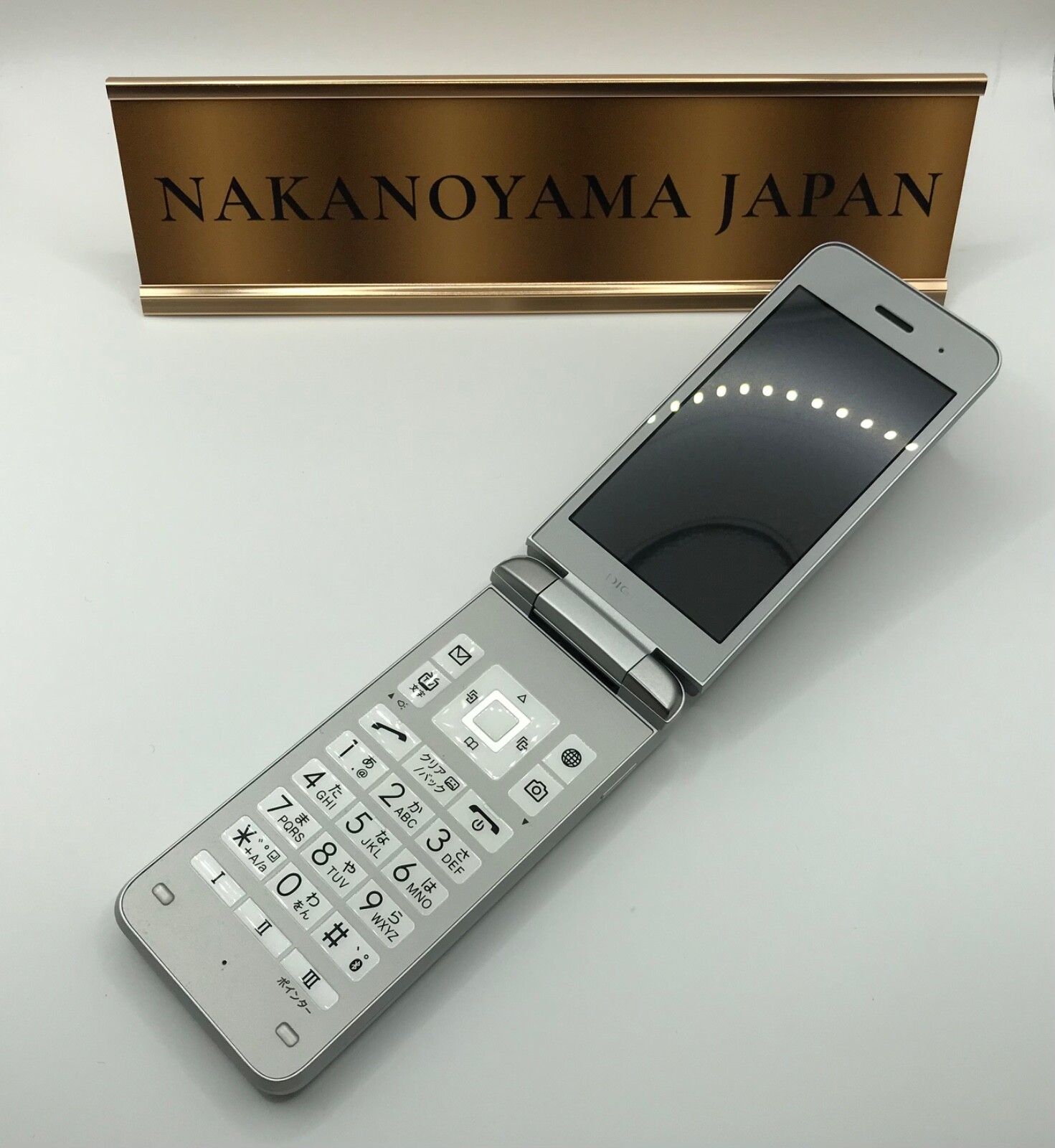KYOCERA 902KC DIGNO KEITAI 3 ANDROID FLIP PHONE Silver UNLOCKED