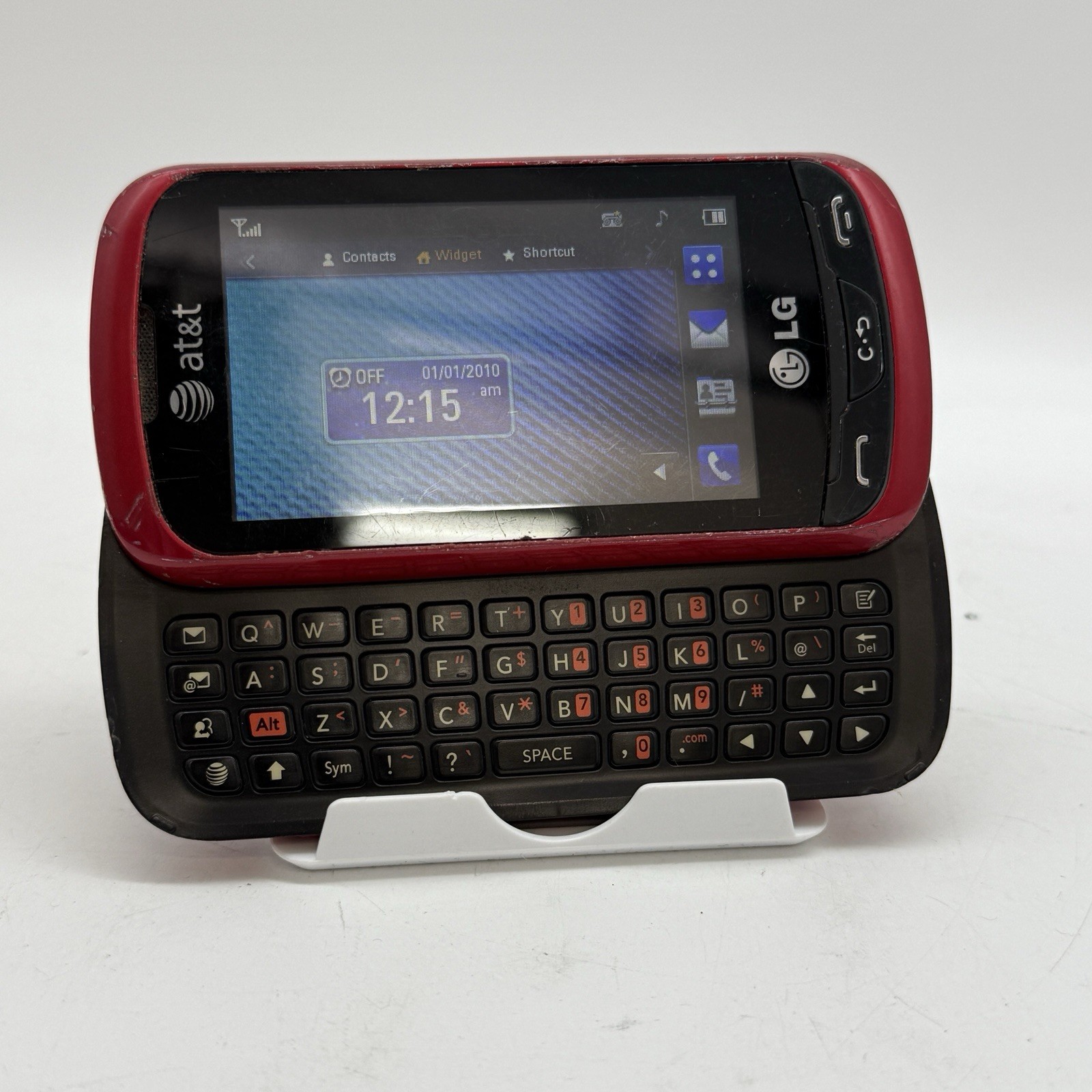 LG Xpression / Expression C395 – Red and Black ( AT&T ) Cellular Slider (C6:9)