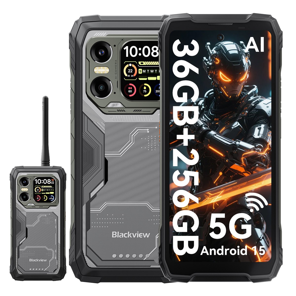 Blackview XPLORE 1 Walkie Talkie 5G Rugged Smartphone 36GB+256GB 6.78″ 20000mAh