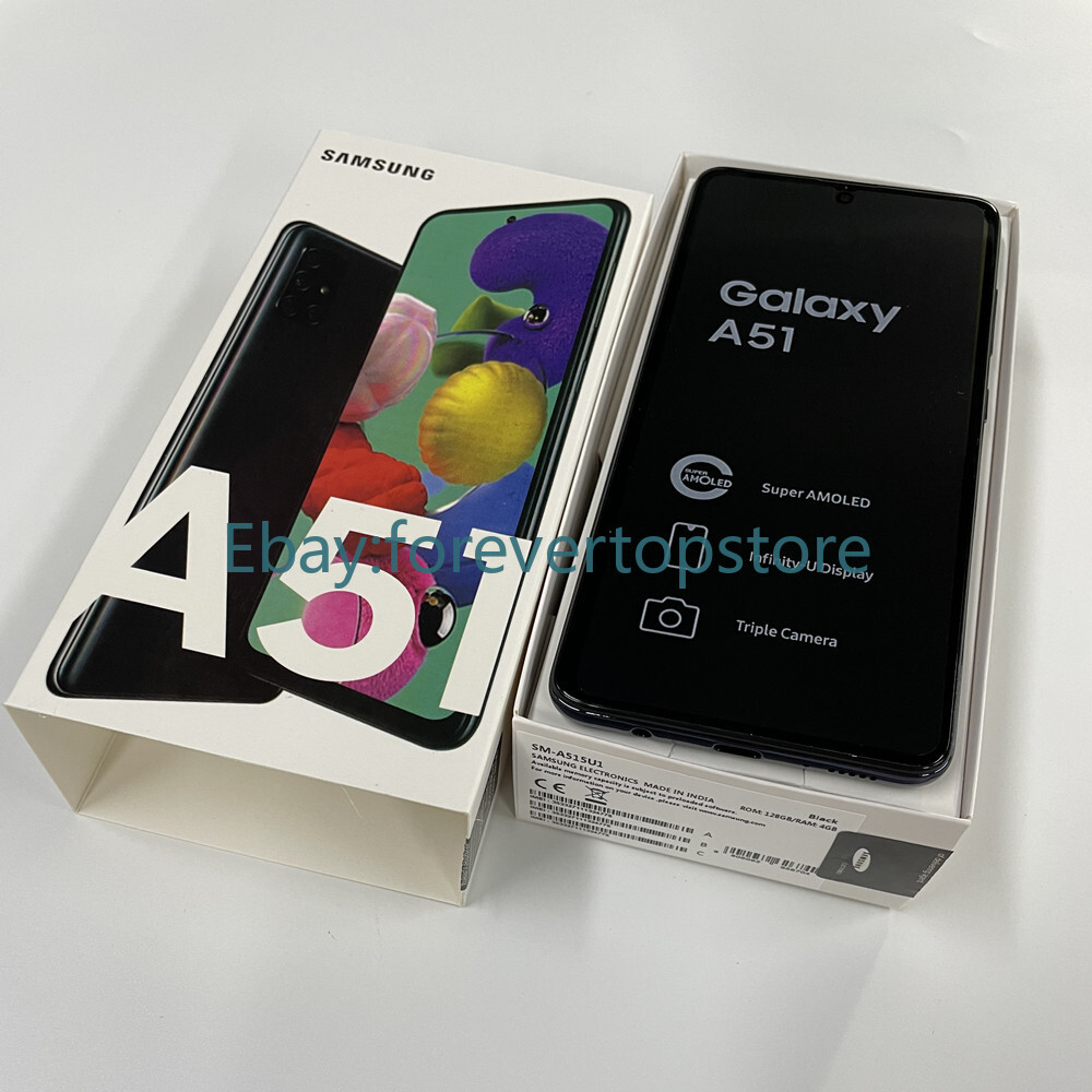 Samsung Galaxy A51 SM-A515U 128GB+4GB 48MP Unlocked Smartphone-New Unopened