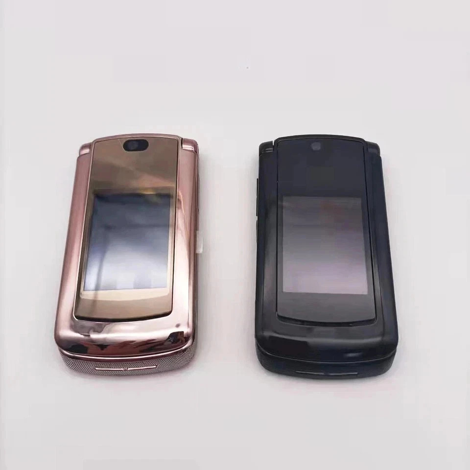 Original Motorola RAZR2 V9 Unlocked 3G HSDPA Flip Cellphone Bluetooth Java 2MP