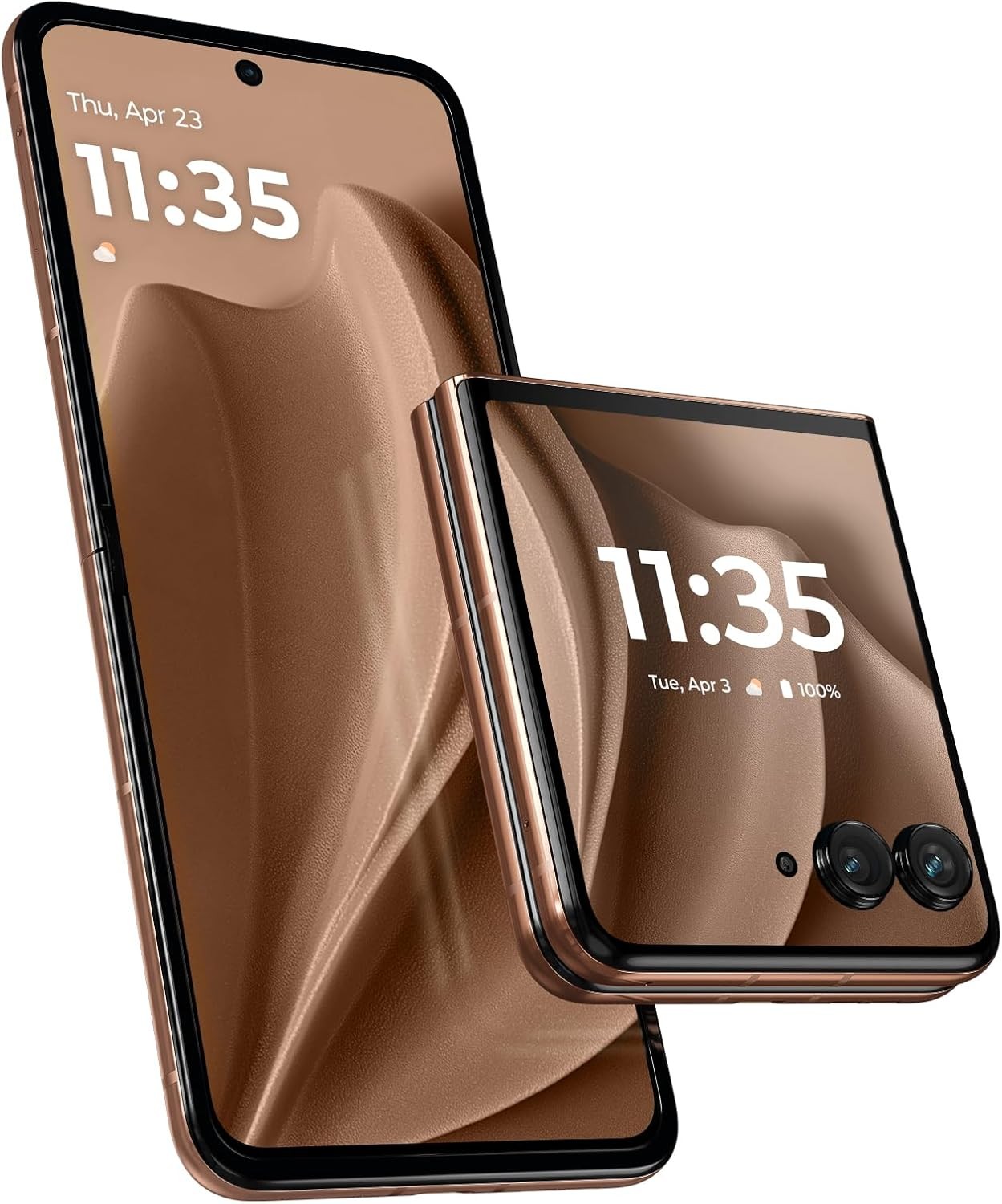 Motorola Moto Razr+ Plus 2025 XT2557-3 256GB AT&T Unlocked Pantone Mocha Mousse
