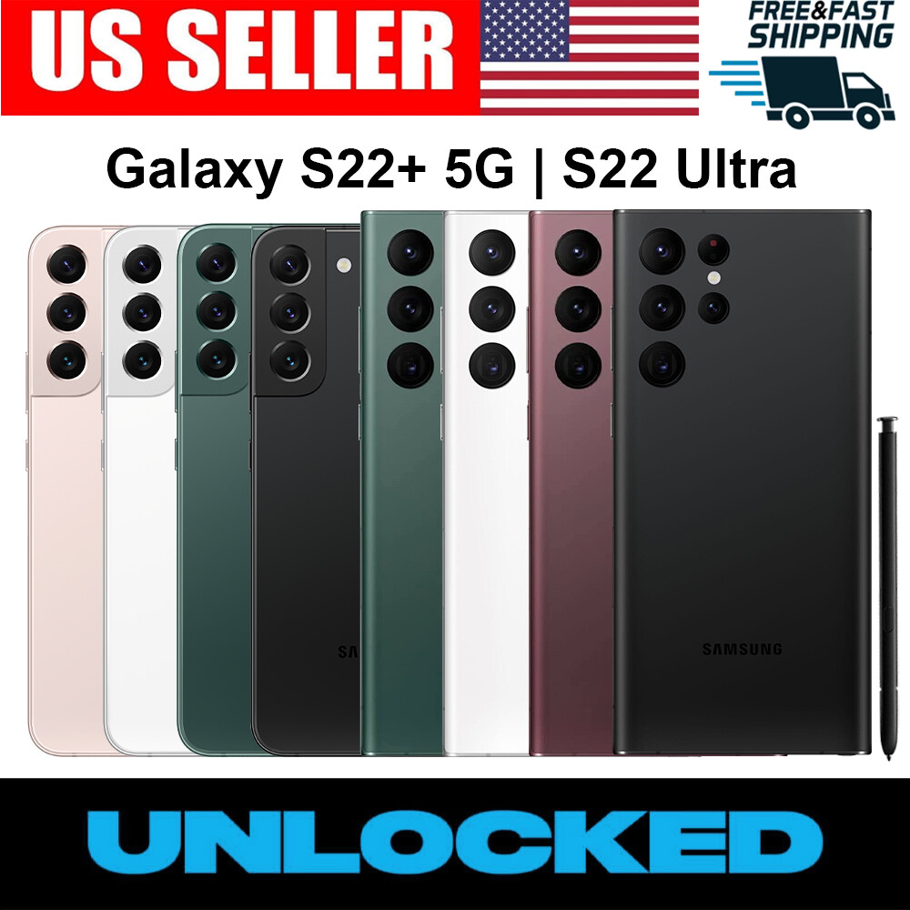 🤝NEW Samsung Galaxy S22+/S22 Ultra 5G SM-S906U SM-S908U ALL Carrier Unlocked🤝