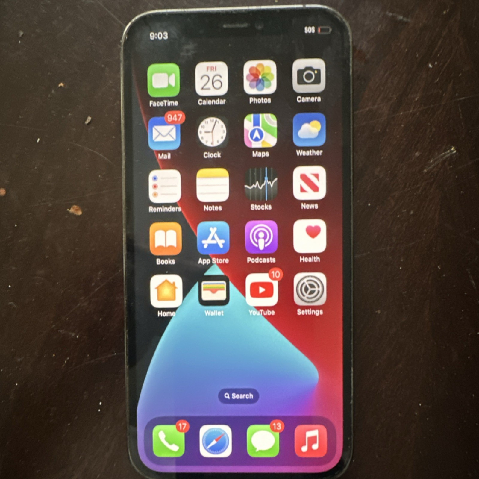 Apple iPhone 12 Pro Gray Smartphone Bluetooth Wi-Fi Lightning NFC iOS Bar Style