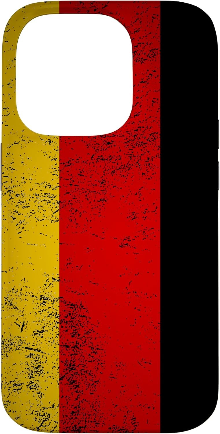 Vintage Germany Flag Case for iPhone 14 Pro – Deutschland Europe Deutsch Design