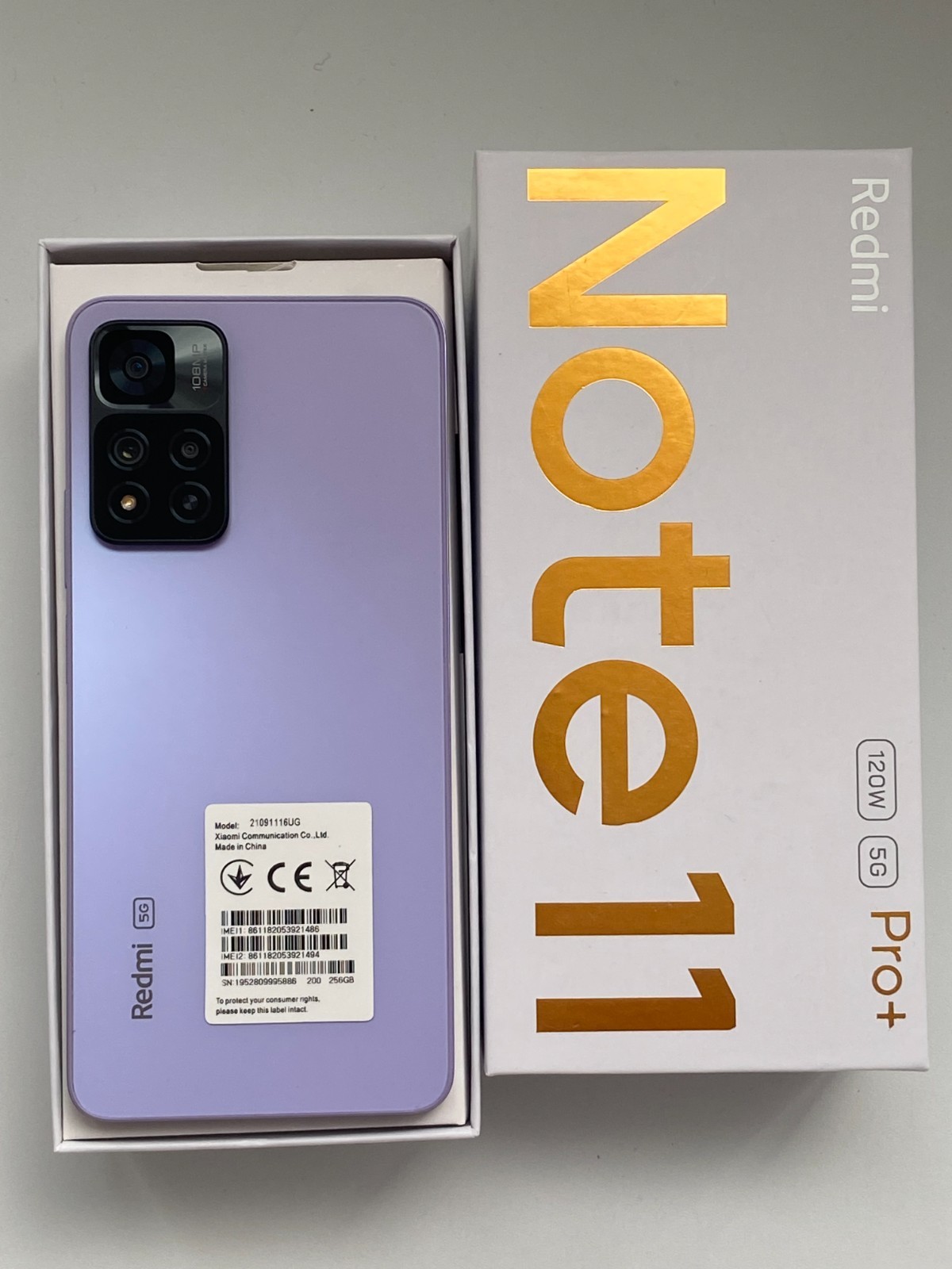 Xiaomi Redmi Note 11 Pro+ 5G 256GB Unlocked 6.67″ 108.0MP Android SmartPhone