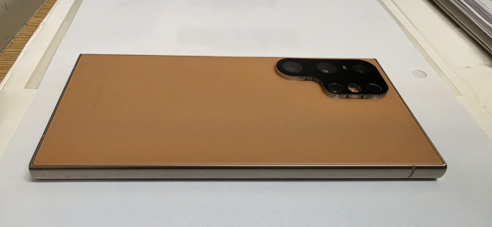 Samsung Galaxy S24 Ultra Unlocked Titanium Orange SM-S928U Bar