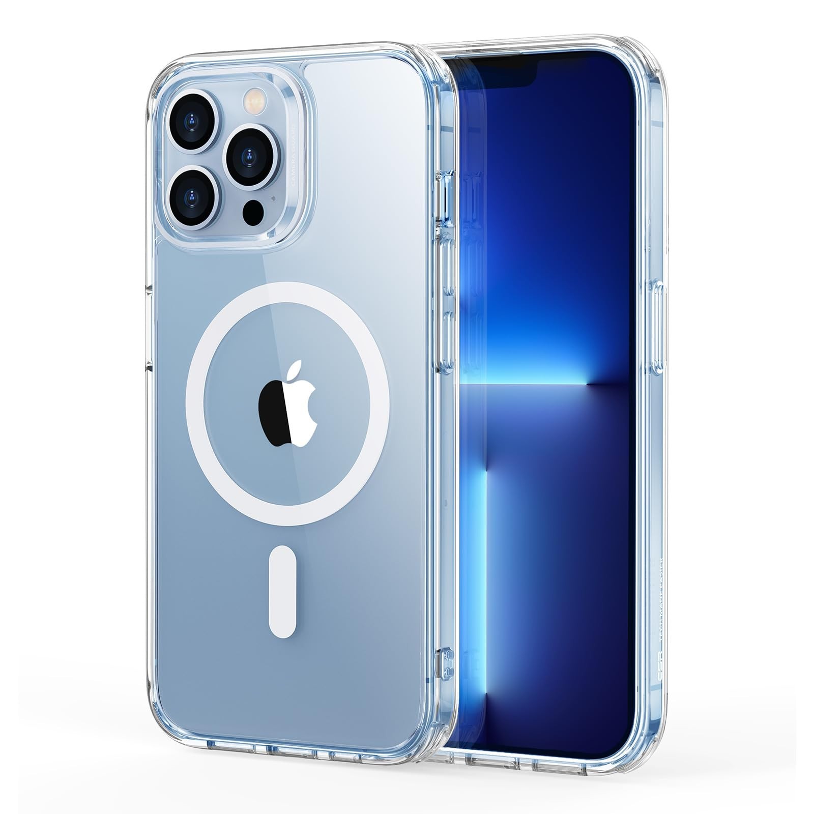 Clear Shockproof Case for iPhone 13 Pro Max, Military-Grade Protection, ESR Comp