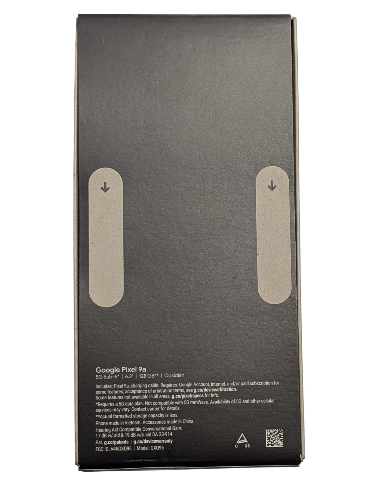 Google Pixel 9a 128GB – Locked T-Mobile – Obsidian “New in Box”