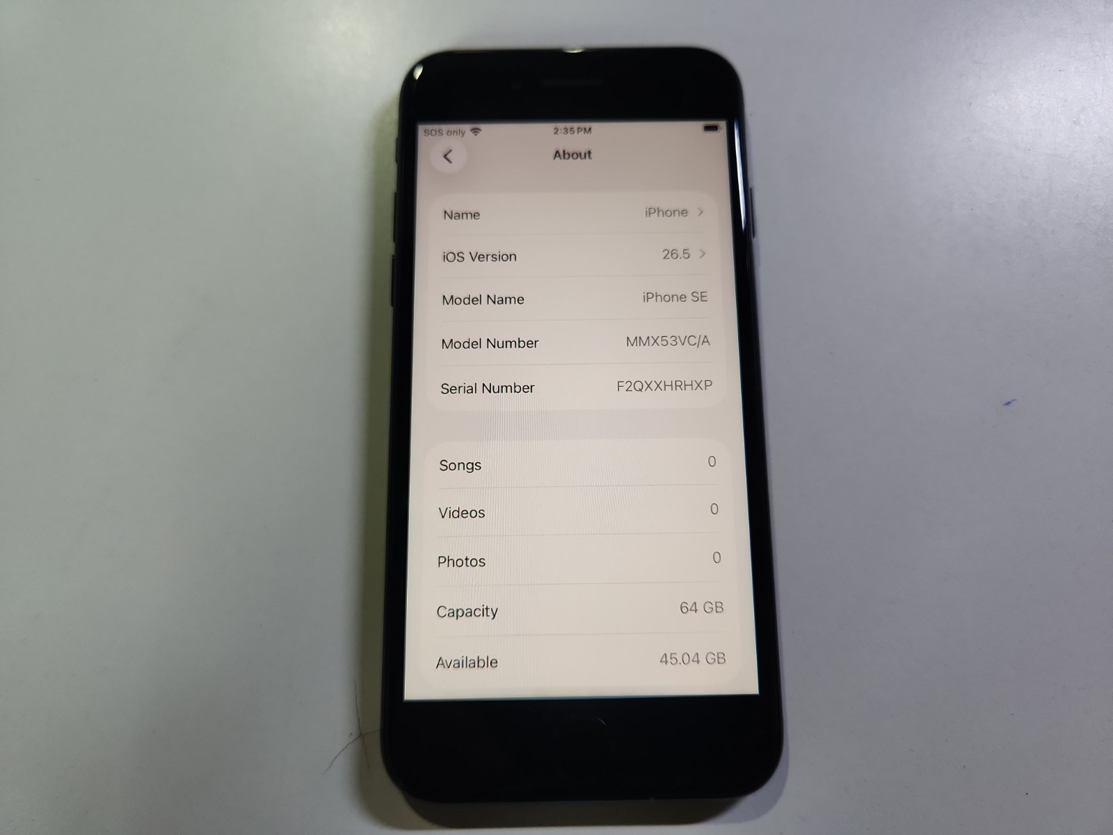 Apple iPhone SE 3rd Gen A2595 64GB Factory Unlocked Clean IMEI BH=82%