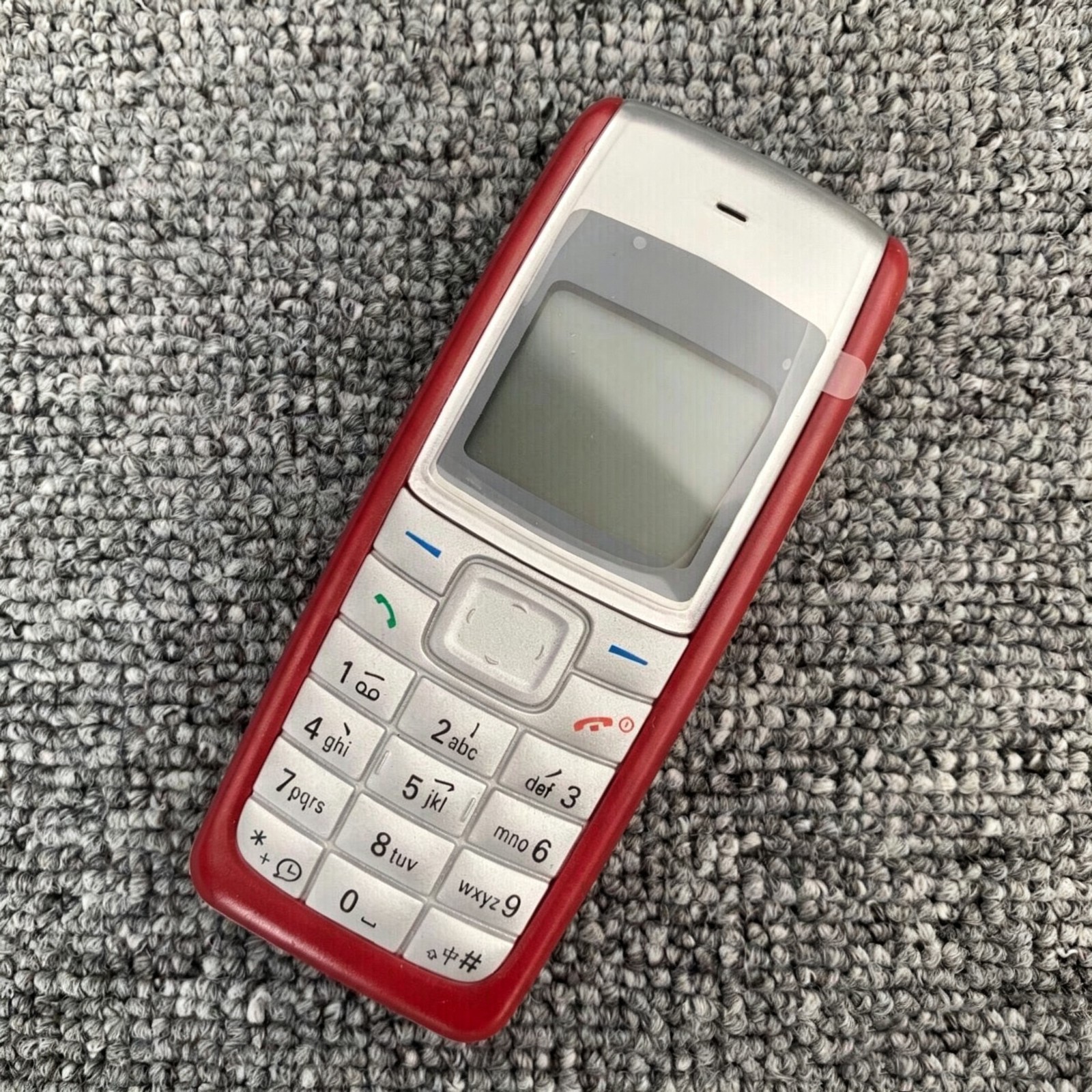 Unlocked Nokia 1110 Basic Bar Phone, 2G/3G/4G Backup Cell New Battery Unlocked