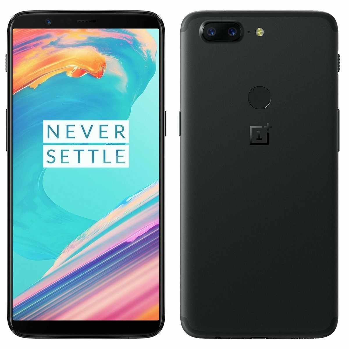 OnePlus 5T – Unlocked – 64GB 6GB – Midnight Black – Good