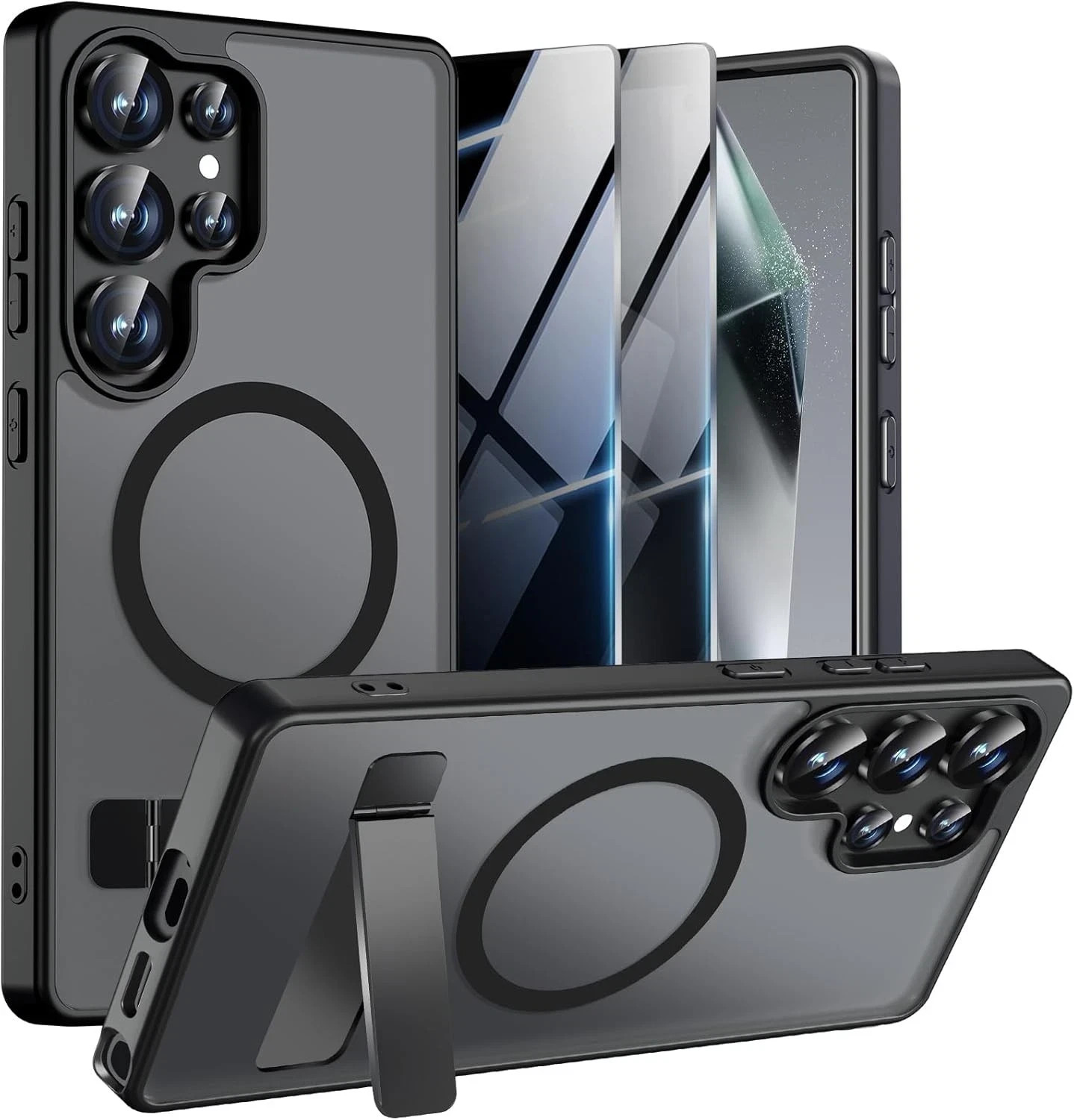 Magnetic Case for Samsung Galaxy S24 Ultra with 2X Privacy Screen Protectors