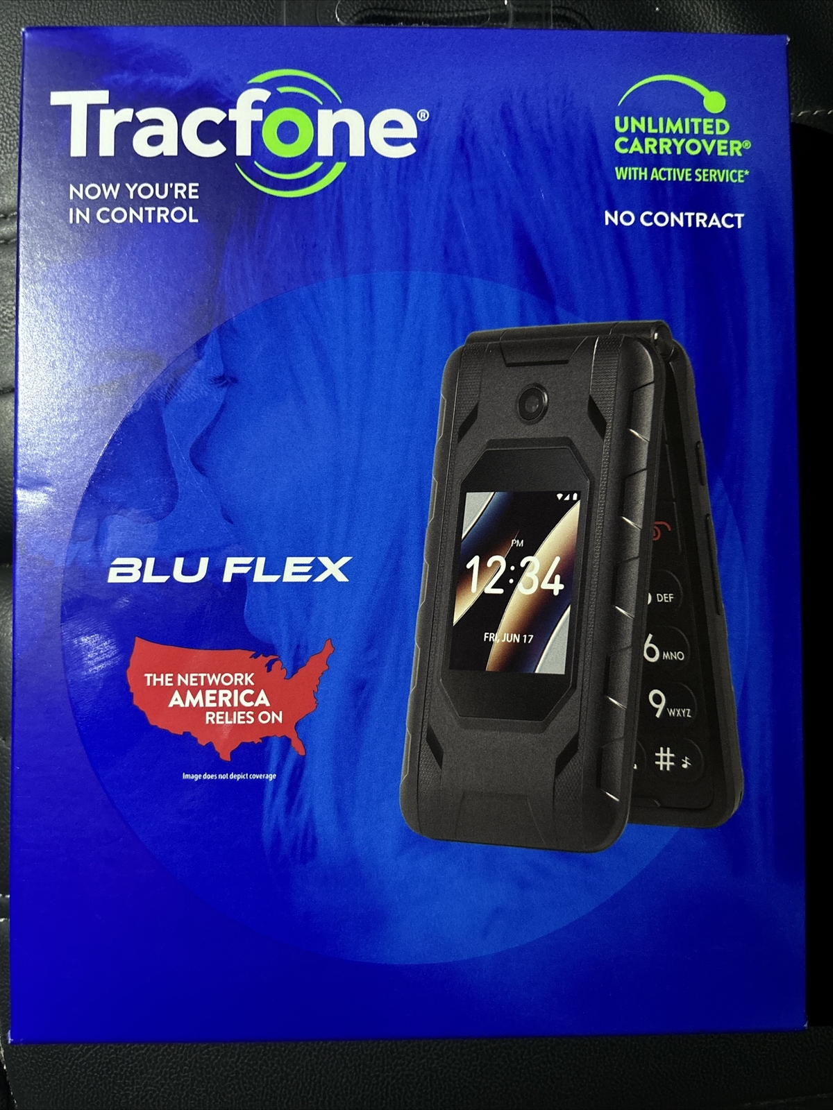 Tracfone Flip Phone Blu Flex