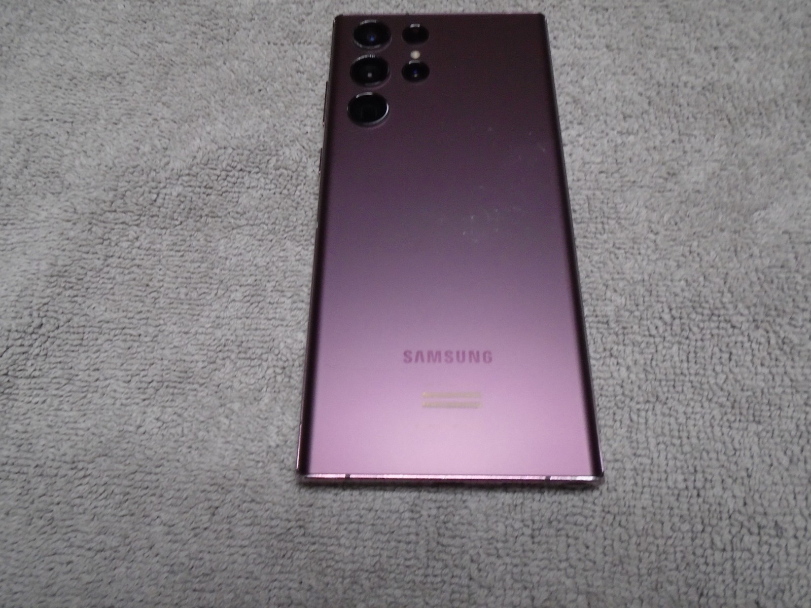 Samsung Galaxy S22 Ultra 5G, 128gb, Burgundy, Verizon only, Excellent!!