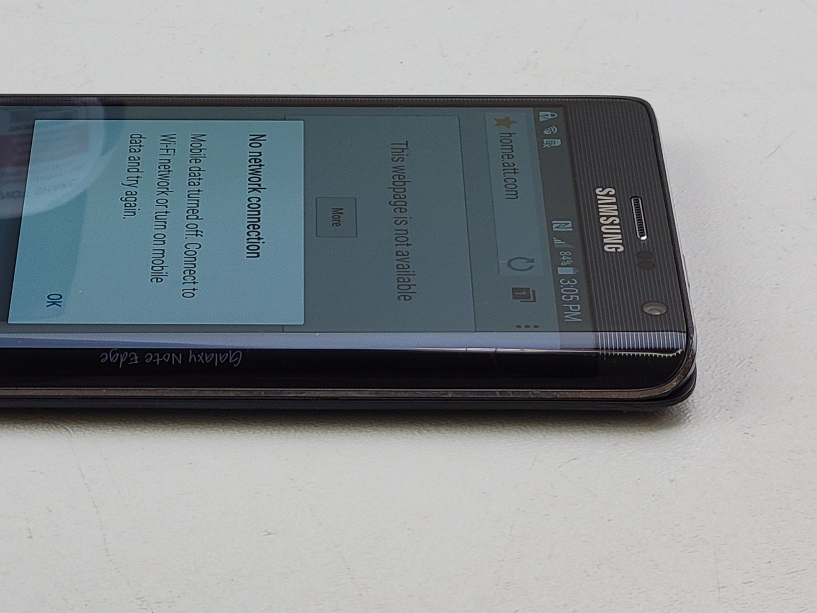 Samsung Galaxy Note Edge (SM-G915A) 32GB – Black (AT&T) – Clean IMEI – H5872