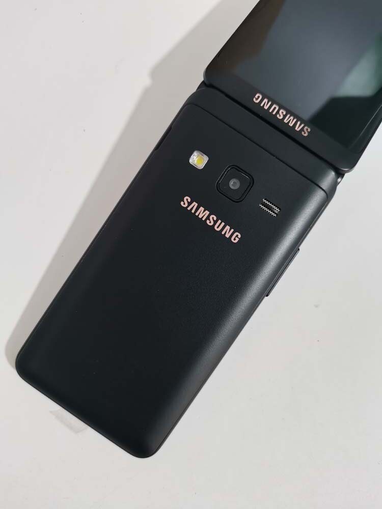 Samsung Galaxy Folder2 SM-G1650 Dual SIM WIFI 8MP LTE 4G Flip Black SmartPhone