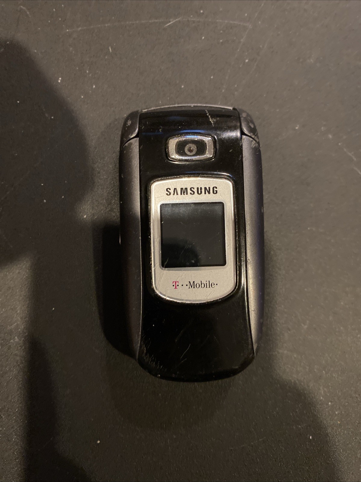 Samsung SGH-T309 Black TFT Color Display 0.3MP T-Mobile Flip Cellular Phone F