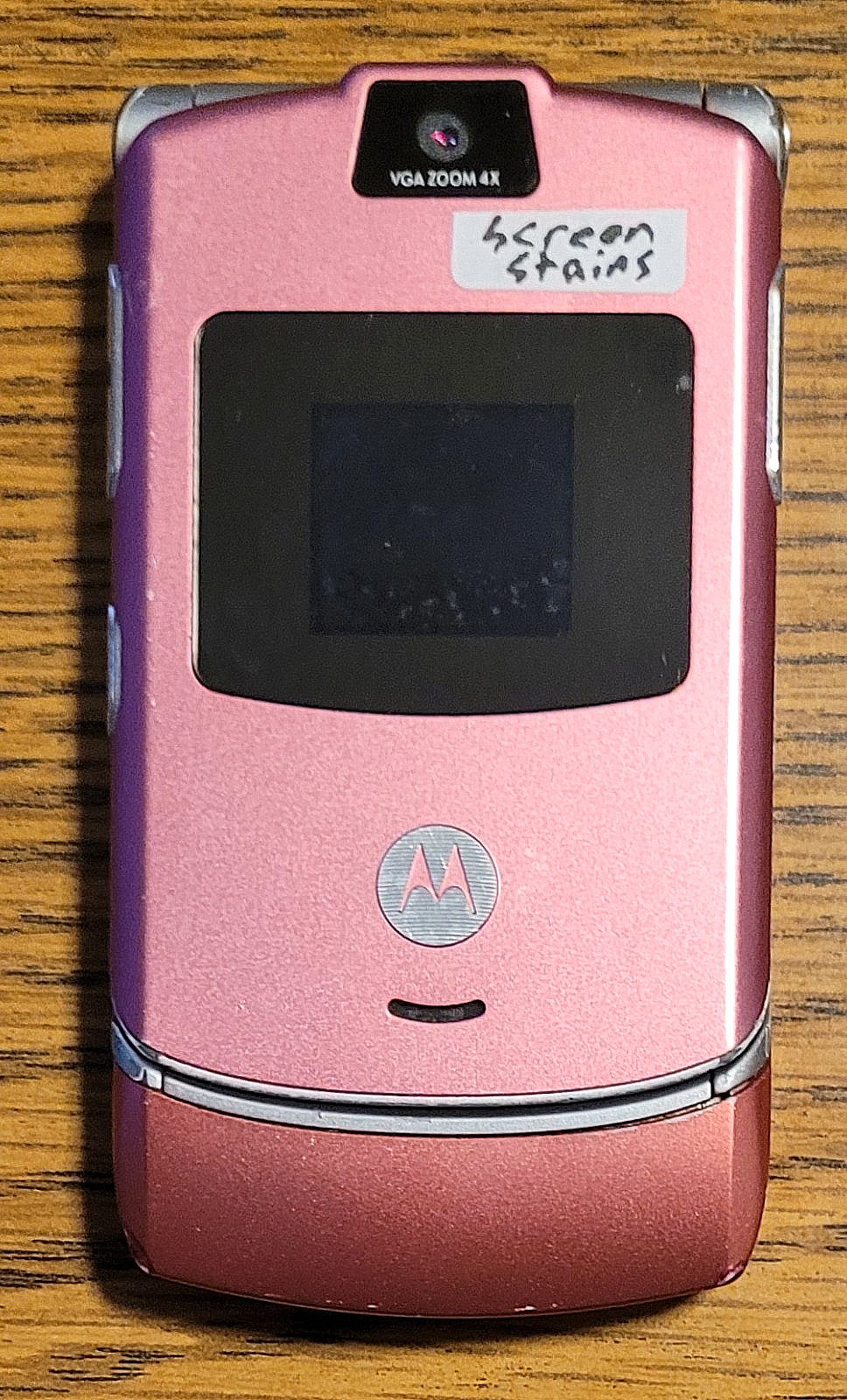 Motorola RAZR V3 – Pink ( Cingular / Unlocked ) Very Rare GSM Flip Phone – READ