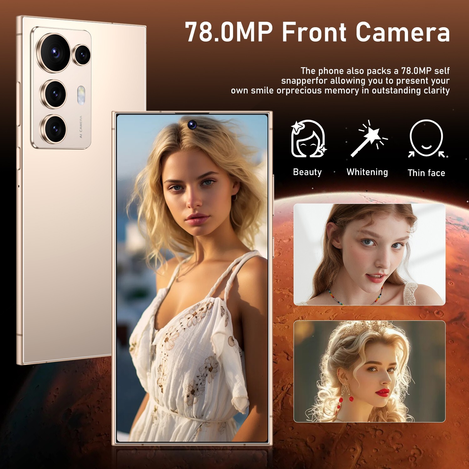 New S25 Ultra Factory Unlocked 7.3″ 8000mAh Smartphone 5G Android 14 RAM 8+256GB