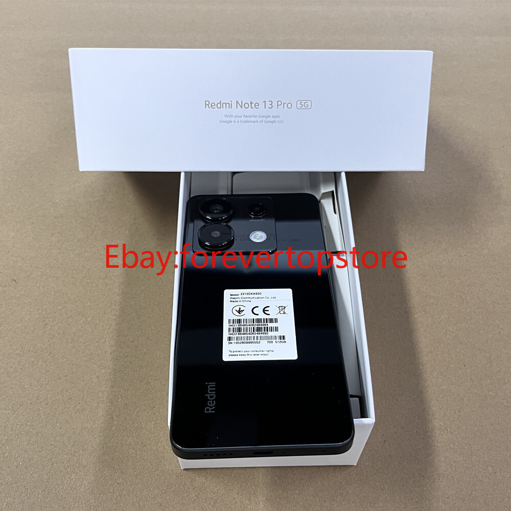 Unlocked Xiaomi Redmi Note 13 Pro 5G 6.67″ 200MP 128/256/512GB Android 5100mAh