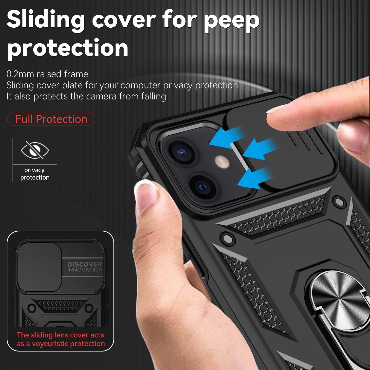 iPhone 12 Case/iPhone 12 Pro Case with Screen Protector: Military Grade 20ft. Dr