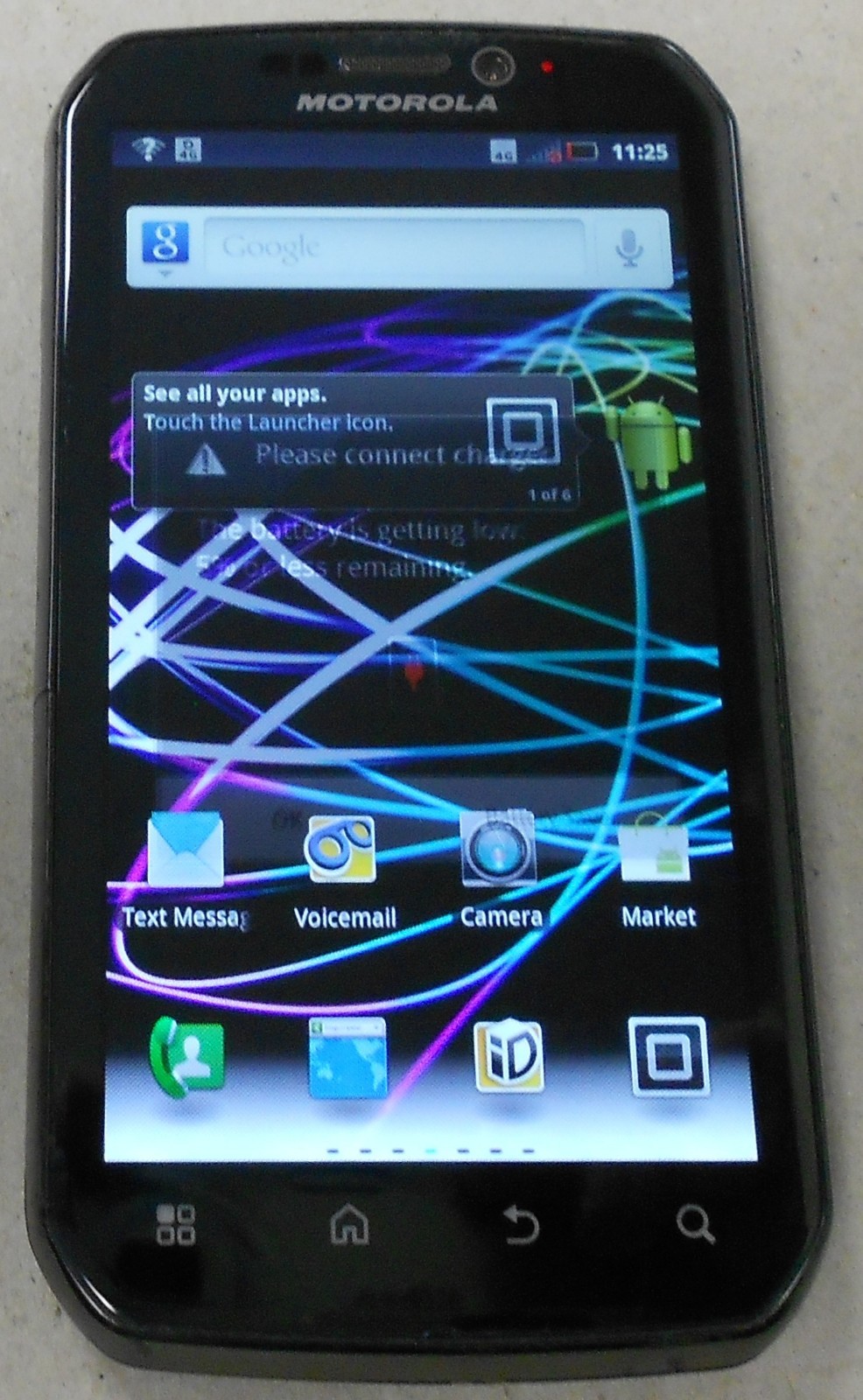Motorola Photon 4G MB855 Sprint Tested Fully Functional 1222-04M