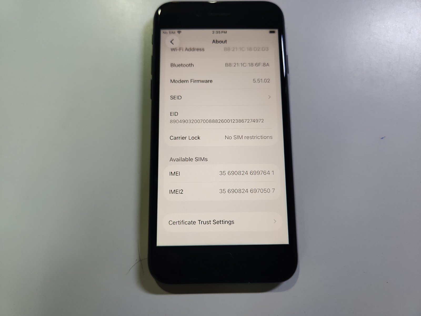 Apple iPhone SE 3rd Gen A2595 64GB Factory Unlocked Clean IMEI BH=82%