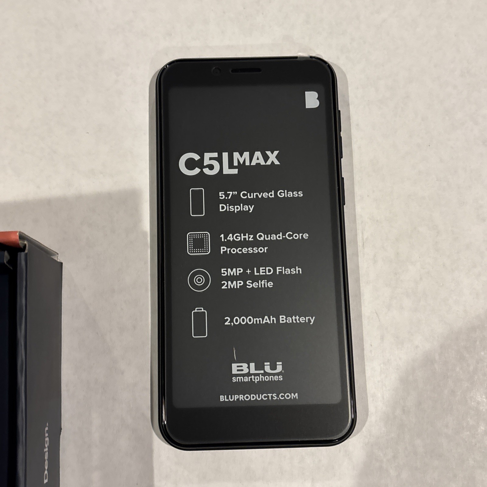 BLU C5L Max 5.7” Smartphone 2gb/16gb – Open Box New Unlocked