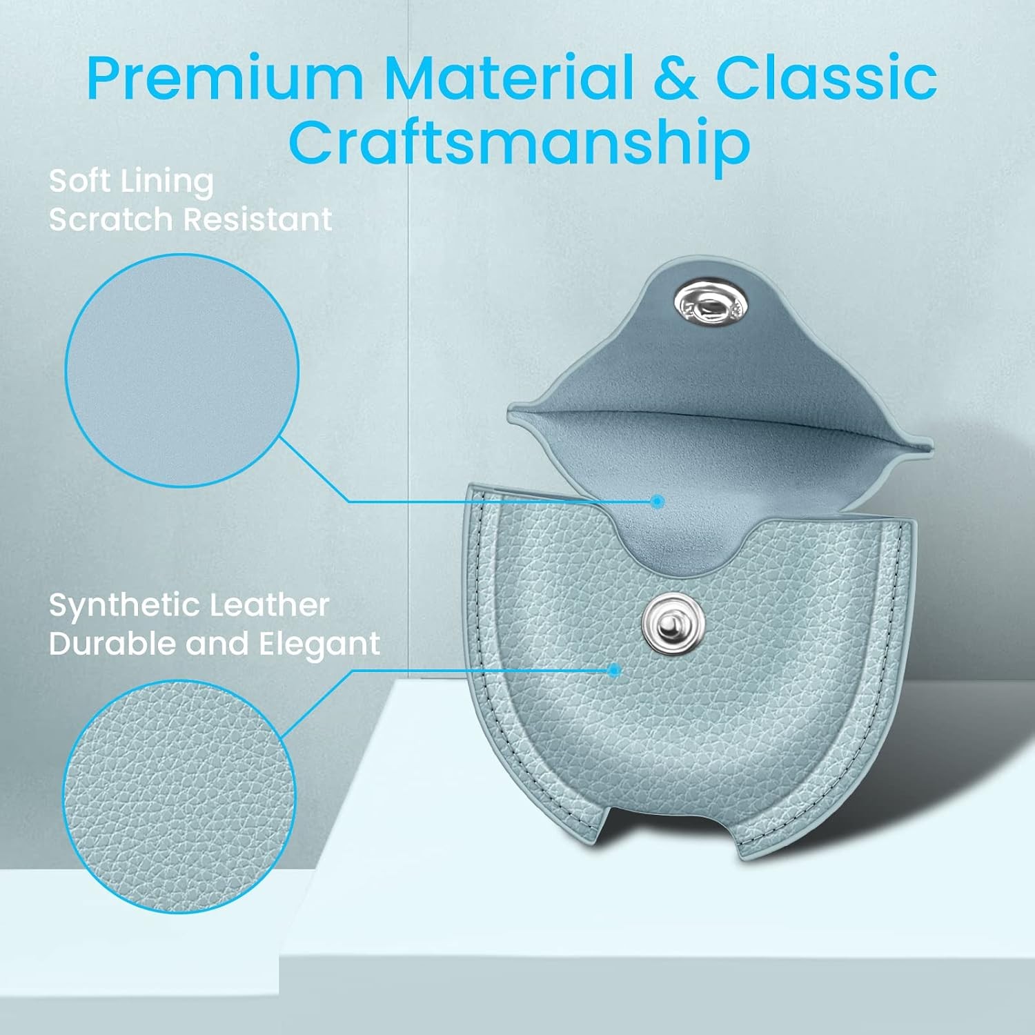 Slim Fit Protective Case in Ice Blue for Pixel Buds 2 (2020) & A-Series (2021)