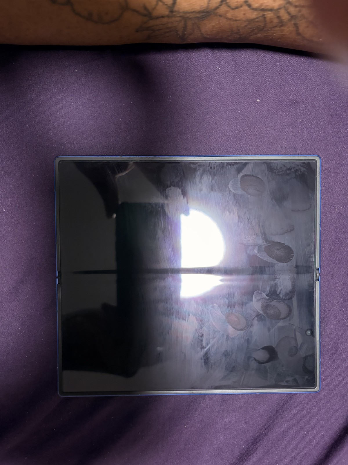 Samsung Galaxy Z Fold – Blue – Foldable, Triple Rear Camera, Dual Screen
