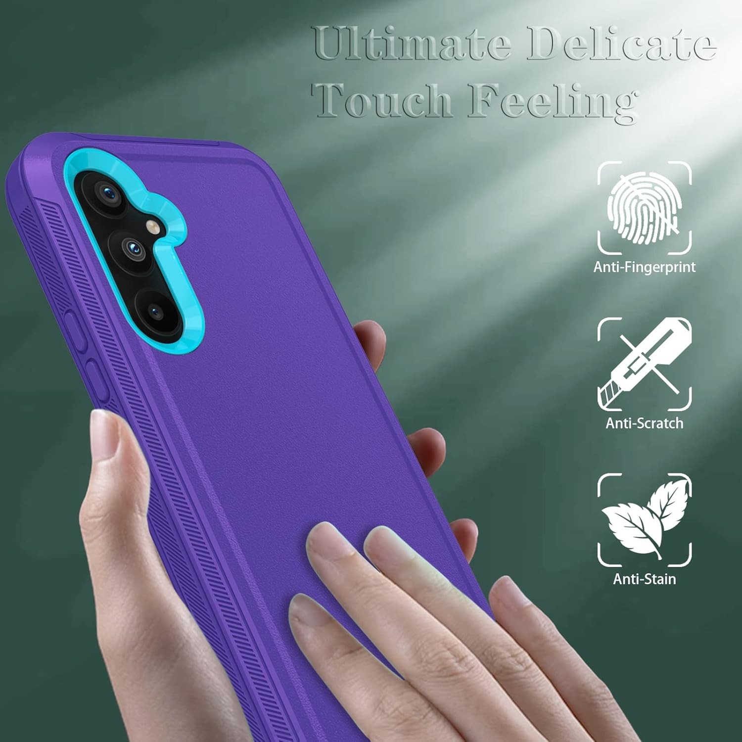 Samsung Galaxy S23 Plus Case with HD Screen Protector, Heavy Duty Shockproof Cov
