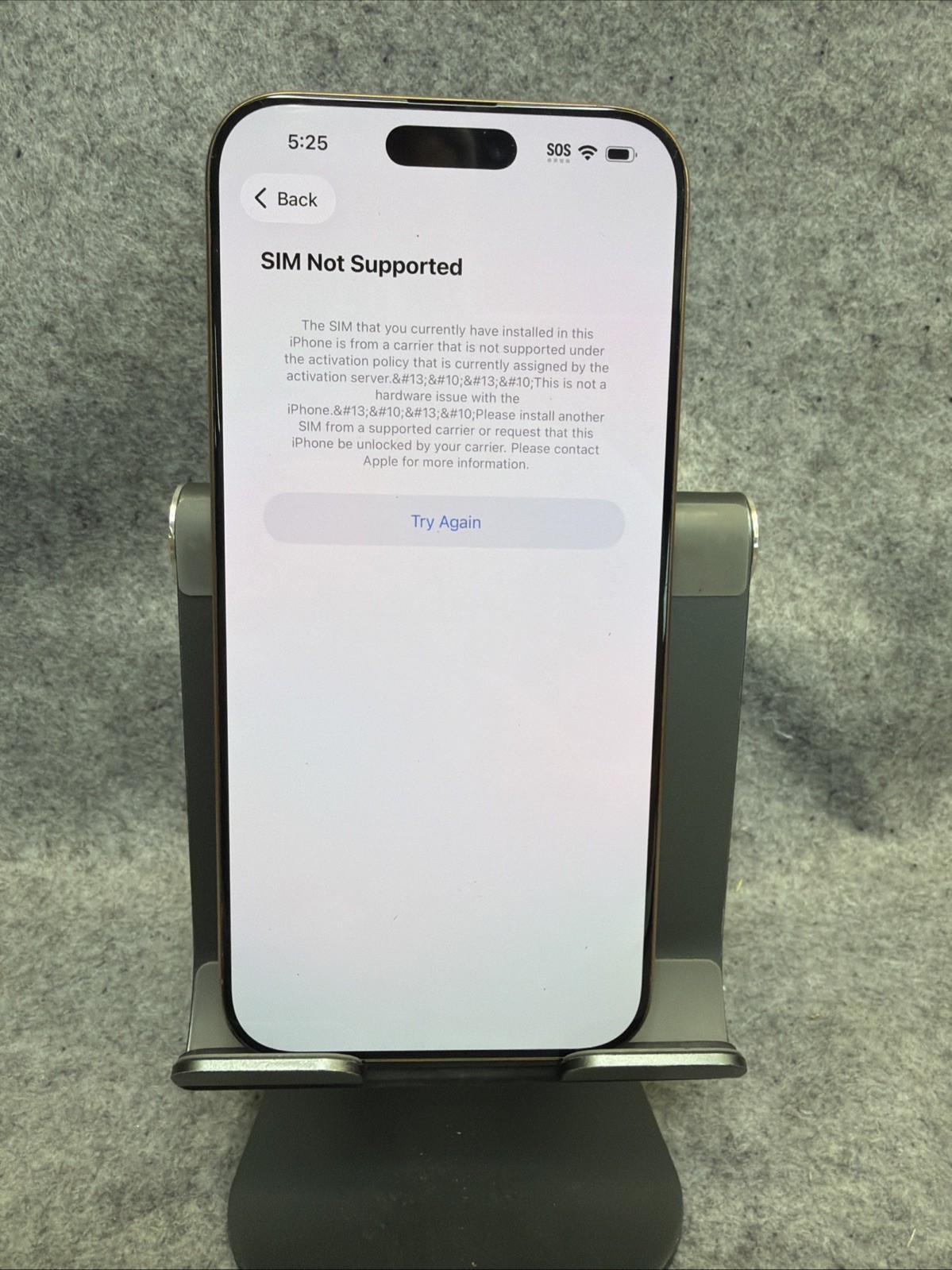 Apple iPhone 16 Pro Max – 256 GB – Desert Titanium Dish Boost See Description
