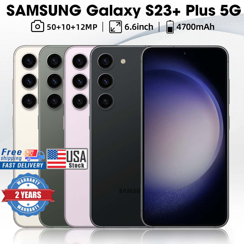 NEW & Sealed SAMSUNG GALAXY S23+ PLUS 5G/S23 ULTRA 5G GSM CDMA FACTORY UNLOCKED