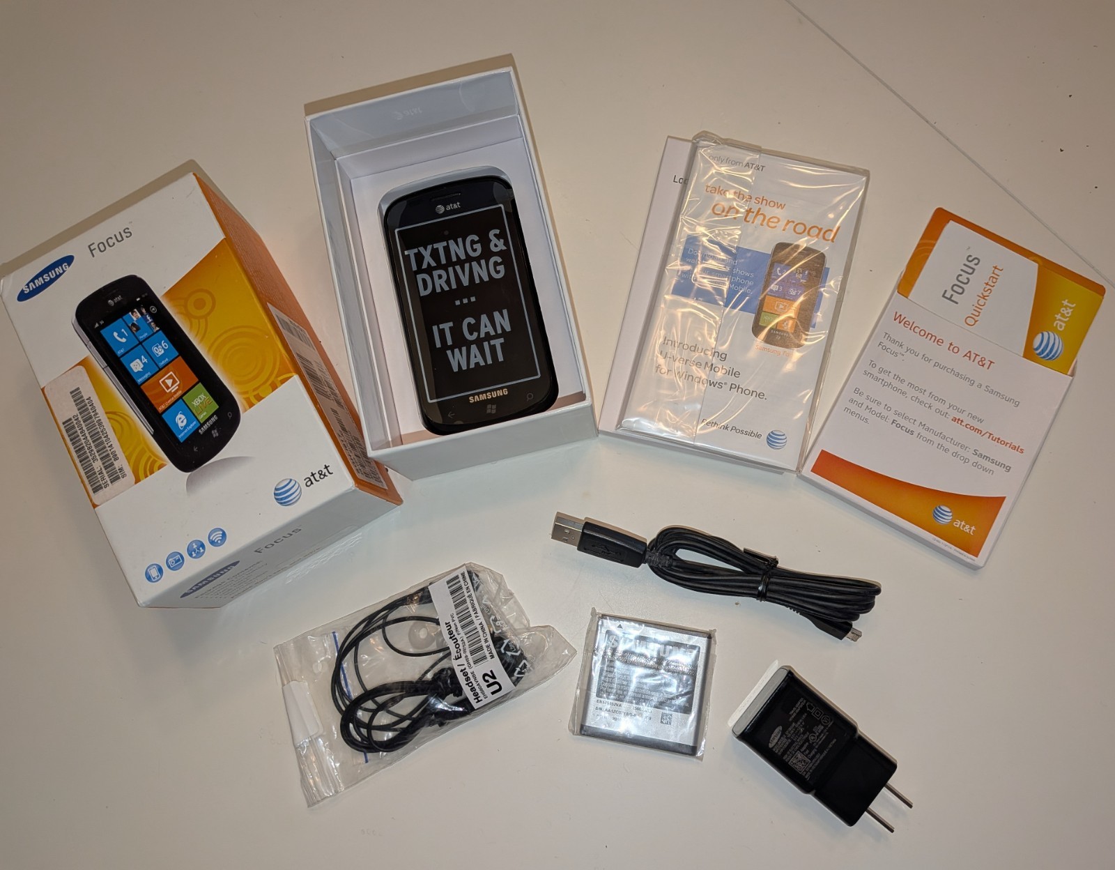 Samsung Focus Windows Phone (Open box, never used)