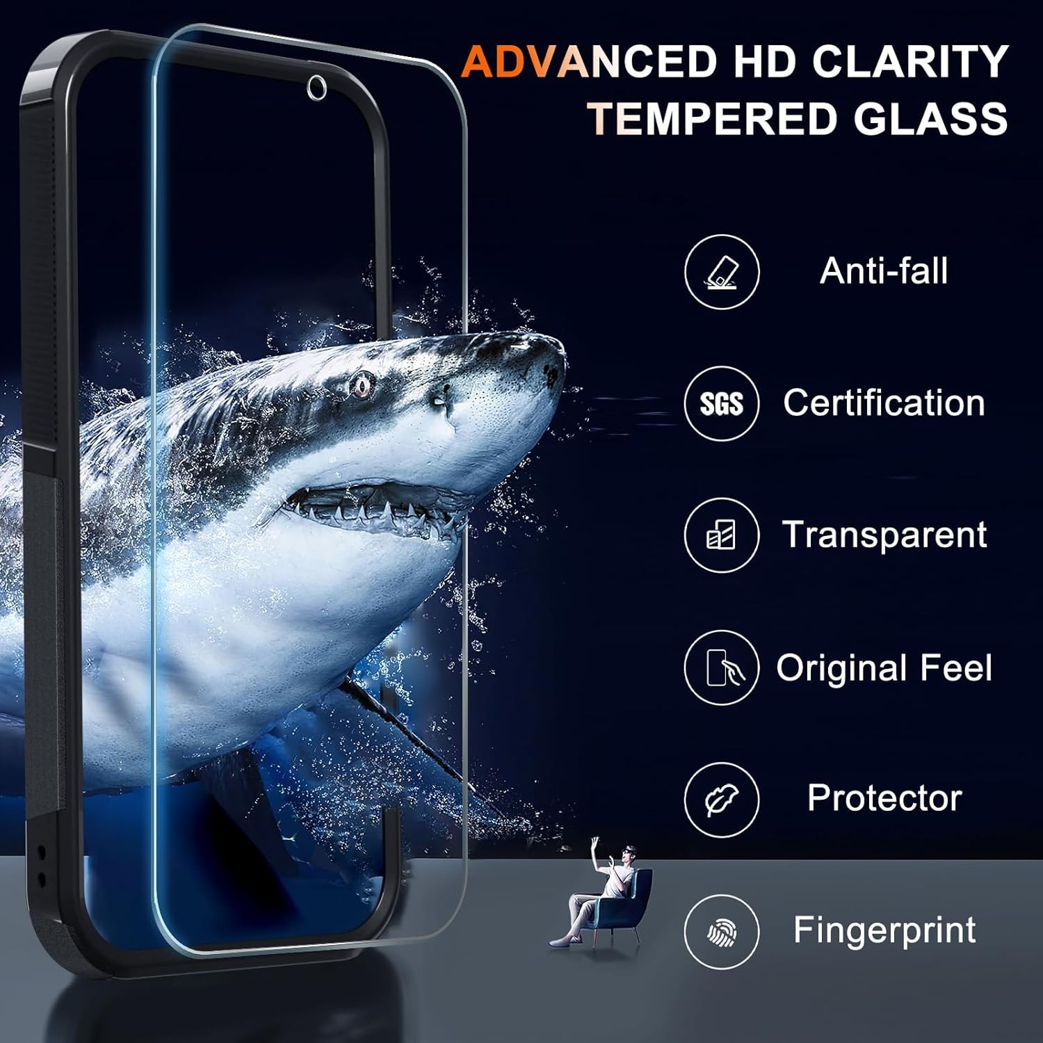 Case for Google Pixel 9 Pro XL, Heavy Duty Rugged Shockproof Protective Phone