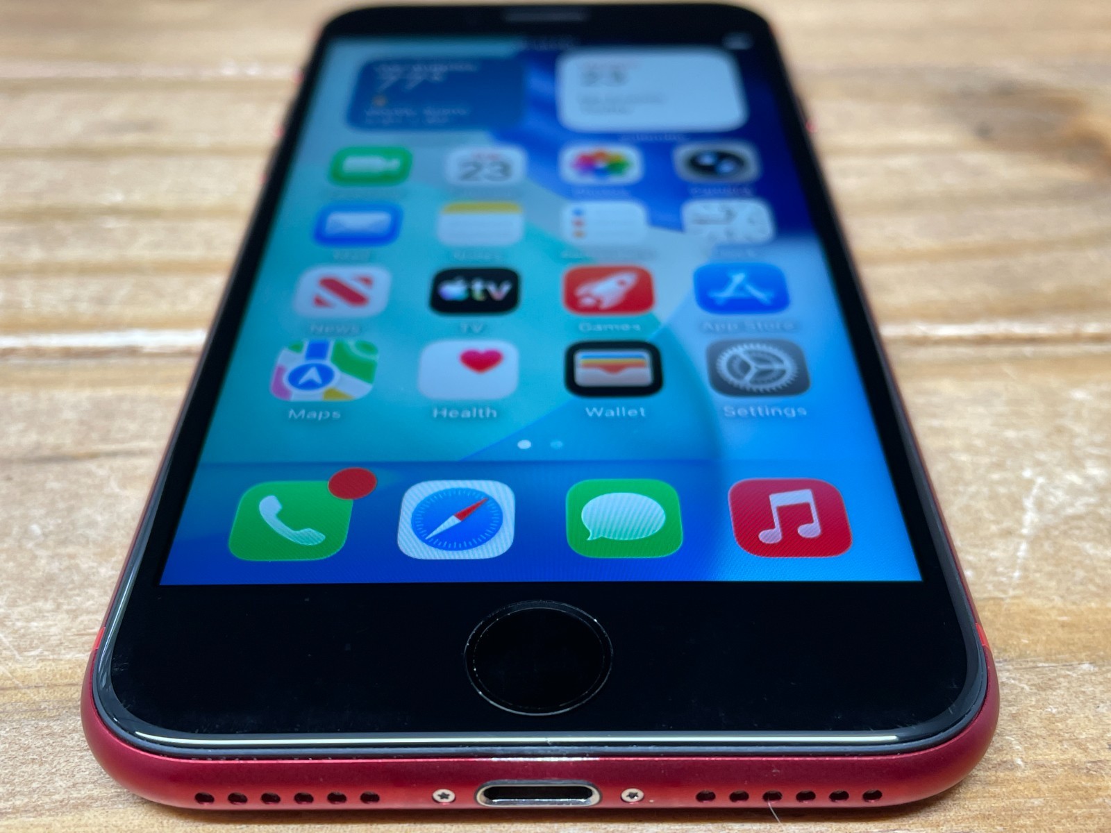 Apple iPhone SE 2nd Gen. – 64GB – RED (Unlocked) A2275 – Works – 76% Bat