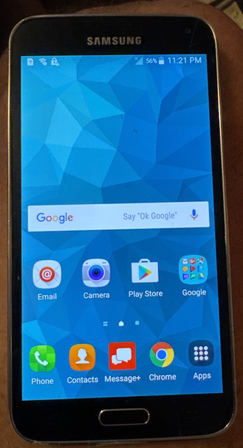 Samsung Galaxy S5 SM-G900V (Verizon) Black 16GB Fast Ship Good Used One Crack