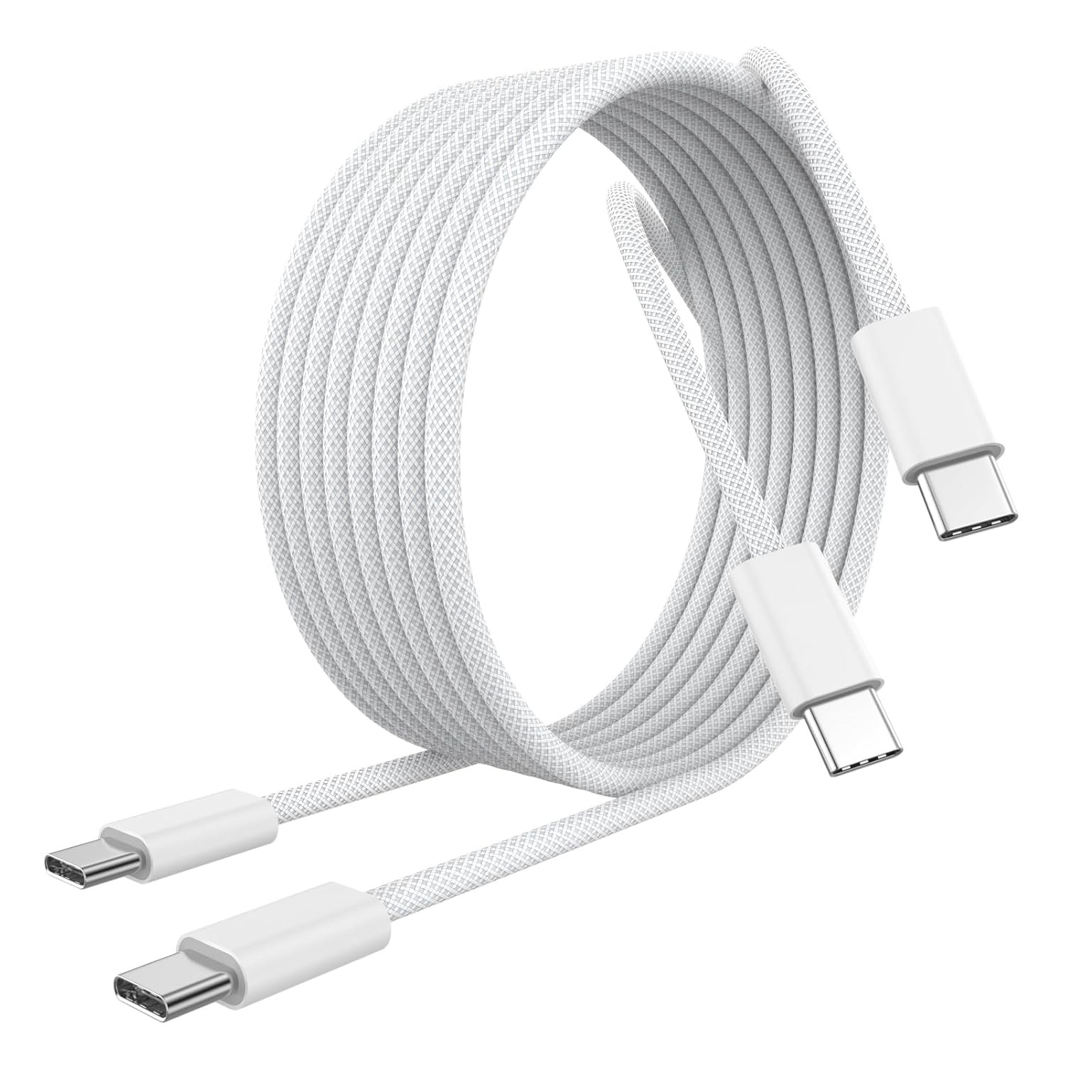 2 Pack 60W USB-C Fast Charger Adapter for iPhone 17/16 6FT