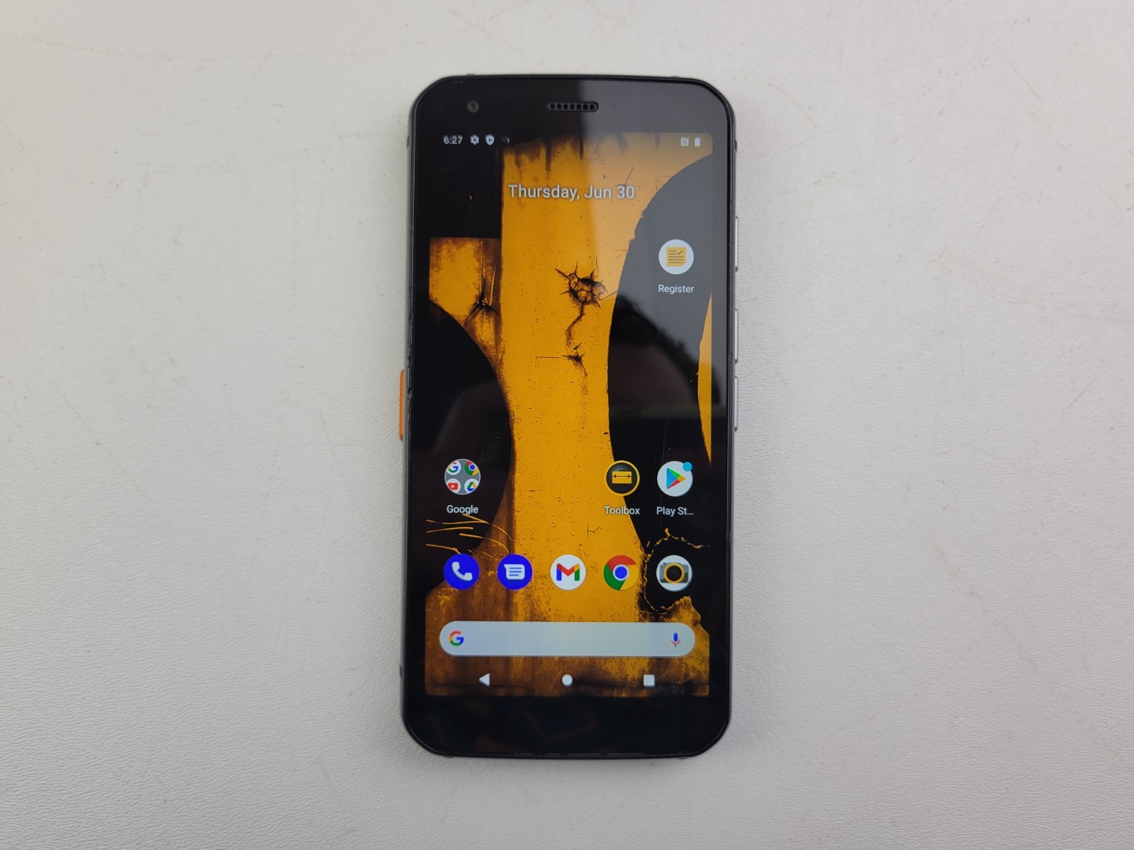 Caterpillar CAT S62 – 128GB – (CARRIER UNKNOWN) Smartphone – SMALL ISSUE – H5830