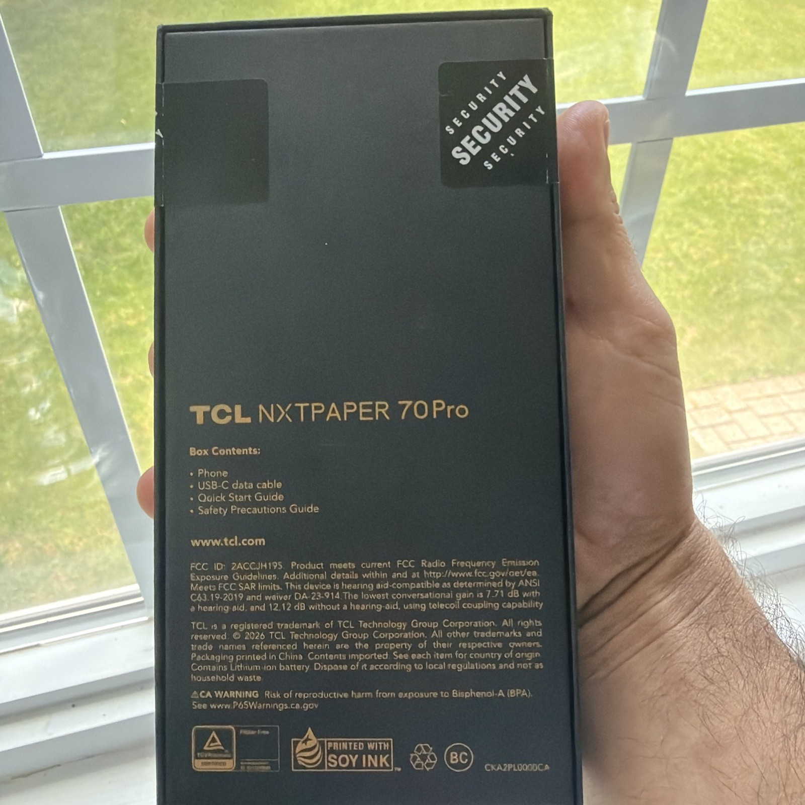 Brand New Sealed TCL NXTPAPER 70 Pro 512 GB Stellar Blue
