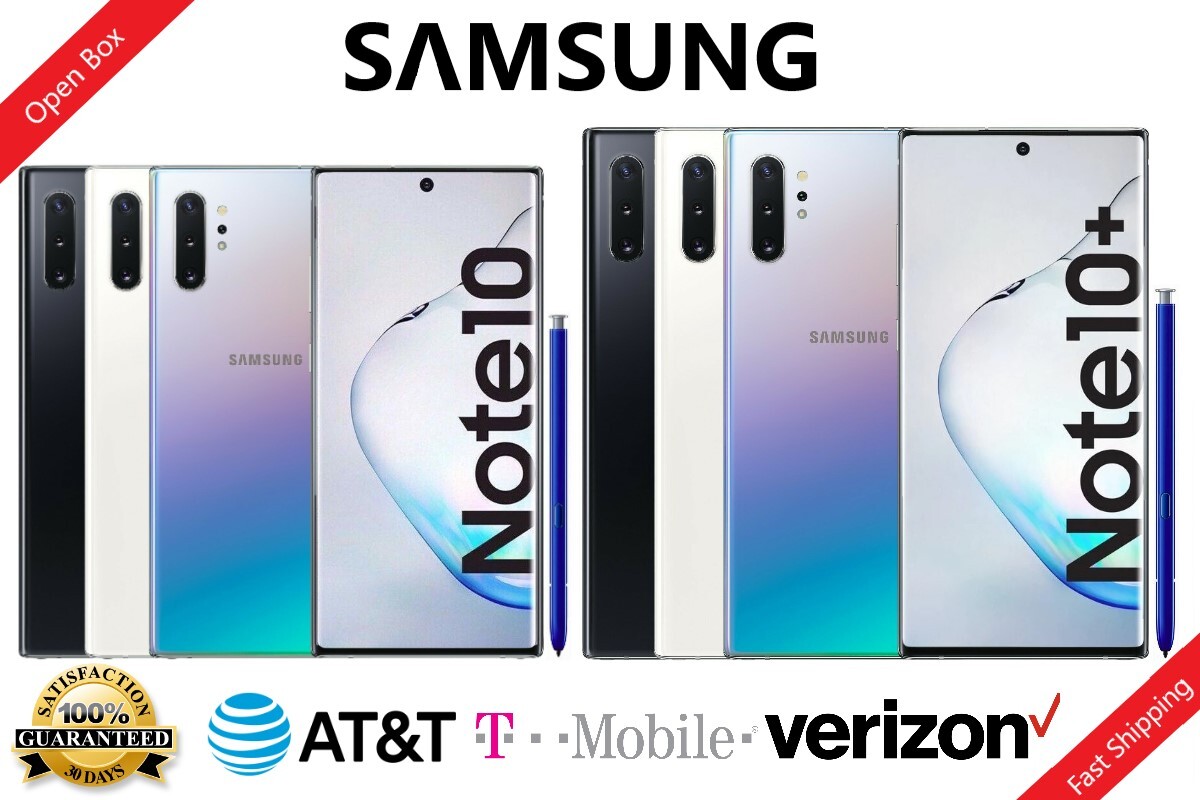 Samsung Galaxy Note 10 | Note 10+ Plus 256GB | 512GB (Unlocked) – All Colors